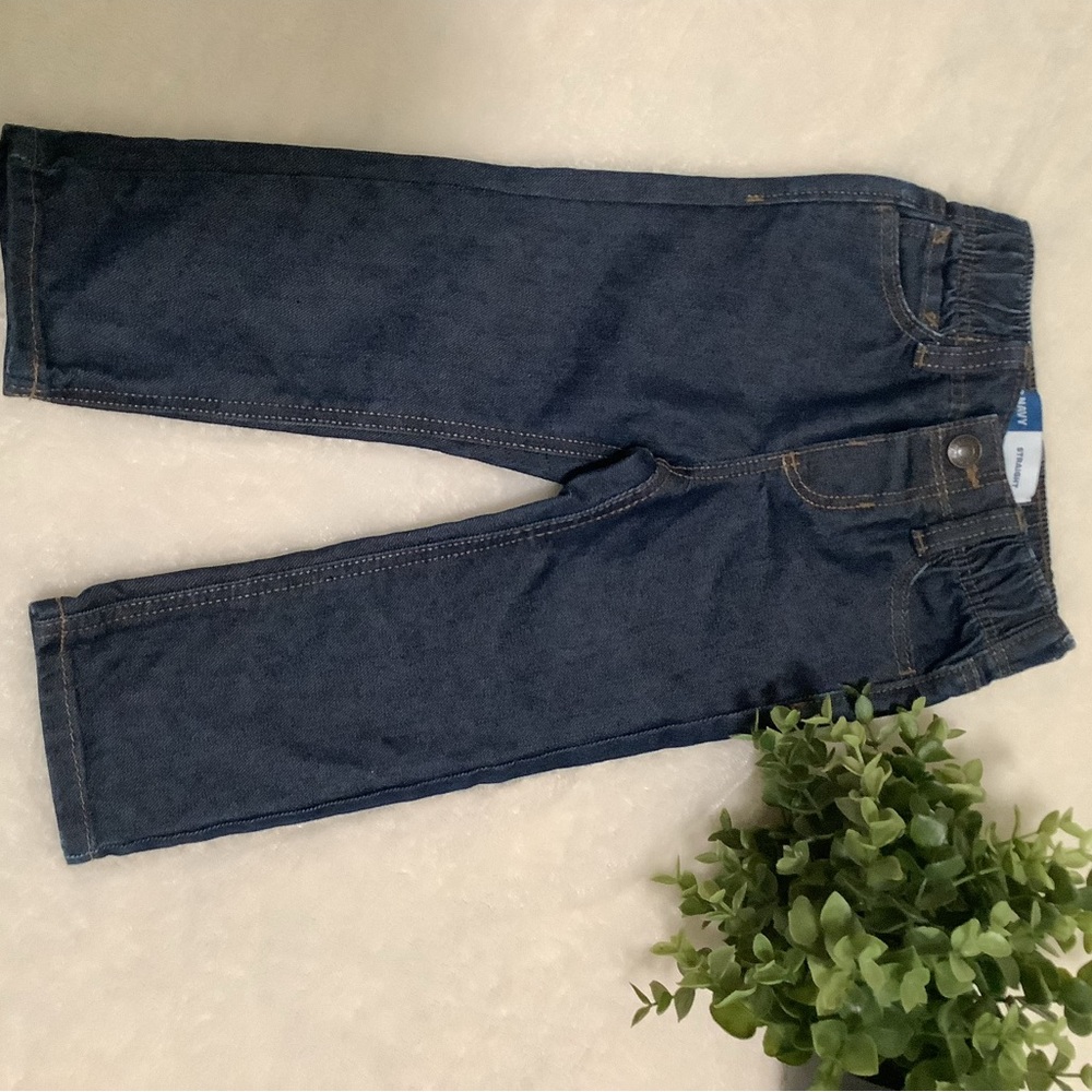 Old Navy Navy Blue Straight Jeans